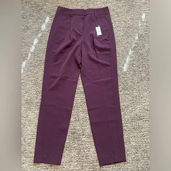 NWT Express Plum Pleat front Dress Pants - Picture 1 of 3